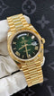 ROLE_X OYSTER PERPETUAL DAY DATE 40 || GOLD GREEN