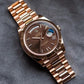 ROLE_X OYSTER PERPETUAL DAY DATE 40 || CHOCOLATE BROWN