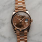 ROLE_X OYSTER PERPETUAL DAY DATE 40 || CHOCOLATE BROWN