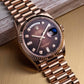 ROLE_X OYSTER PERPETUAL DAY DATE 40 || CHOCOLATE BROWN