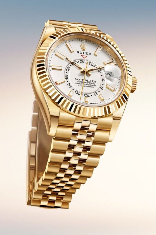 ROLE_X SKY DWELLER || GOLD WHITE