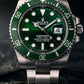 ROLEX SUBMARINER || SILVER GREEN HULK EDITION