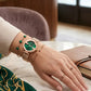 Gucci women || Rose gold Green