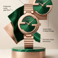 Gucci women || Rose gold Green