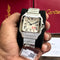 Cartier santos Automatic Silver white
