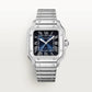 Cartier Santos Silver Blue