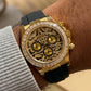 Ro*ex Eye Of The Tiger Silicon Belt Edition Premium Quality Luxury Watch watchhaven.in