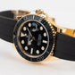 Role_x Yatch Master Yellow Gold Oysterflex Black Mint Mens Watch Luxury Edition Premium Quality watchhaven.in